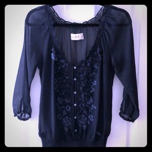 A&F blouse size S